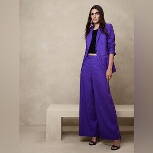 NWOT BR Purple wide leg pants